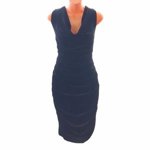 Little Black Velvet Ruched Dress🌿